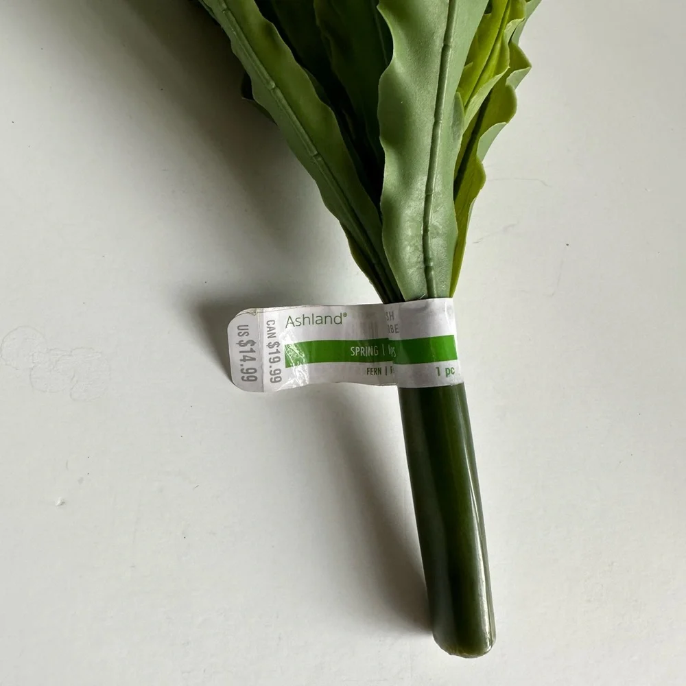 NWT Ashland Green Leaf Stem